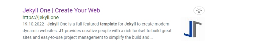 Rich Text Result for Jekyll One at Bing