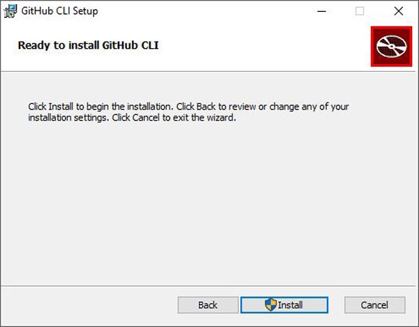 Install dialog (requires elevated privileges)